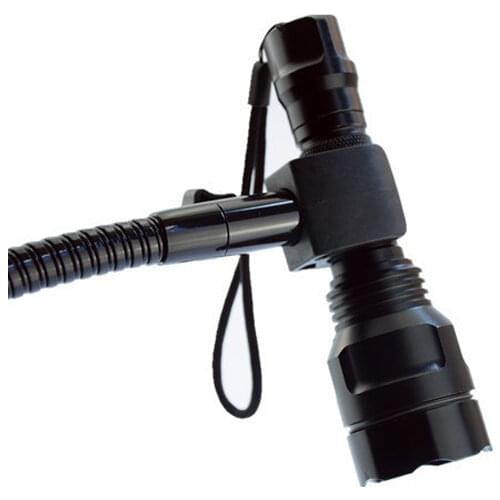 OK22 Microscope Mount Flexarm Metal Hose with Metal Stand Suitable for Flashlight Mount