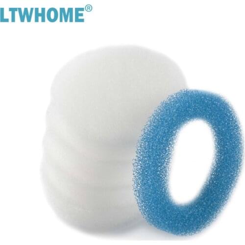 LTWHOME Fine and Coarse Foam Filter Pad Fit for Eheim 2616320 Ecco Pro 130 / 200 / 300