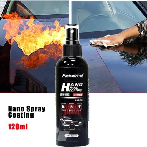 New 120ml Automotive Nano Coating Polishing Agent Spray Coating Wax For Car Paint Care Hydrophobic