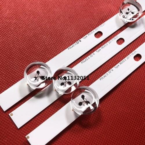 New 59cm LED backlight 6/7LEDs for LG POLA2.0 32 HC320DXN-VSFP4-21XX LG32LN5100 32LN545B 32LN5180 32 inch TV 3pcs