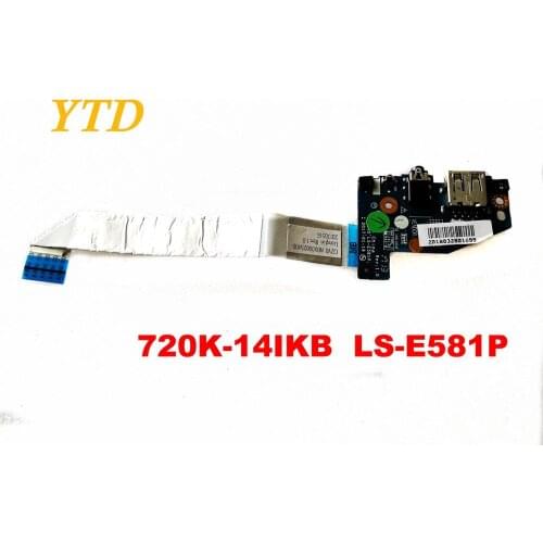 Original for Lenovo 720S-14IKB USB board Audio board 720K-14IKB LS-E581P tested good free shipping
