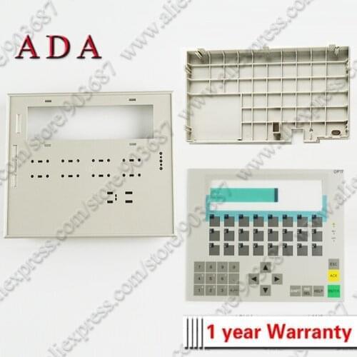 Plastic Housing Case Cover Shell for 6AV3617-4EB42-1AA0 6AV3 617-4EB42-1AA0 OP17 Front and Back Covers Cases + Membrane Keyboard