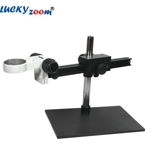 Lucky Zoom Brand Soldering Microscope Stand Bracket Arm Stage For Binocular Trinocular Microscope Mobile Phone Repair PCB Carve