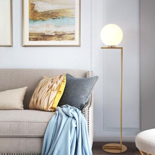 Postmodern light luxury floor lamp living room sofa bedroom bedside simple Nordic creative floor lamp