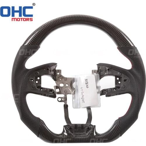 Carbon Fiber Steering Wheel Compatible with Honda Civic 2017-2019