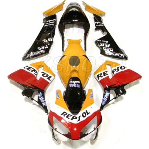 Brand new mechanical injection Fairing kit for honda cbr600 2003 2004 yellow red white bodywork fairings cbr600rr 600 rr 03 04