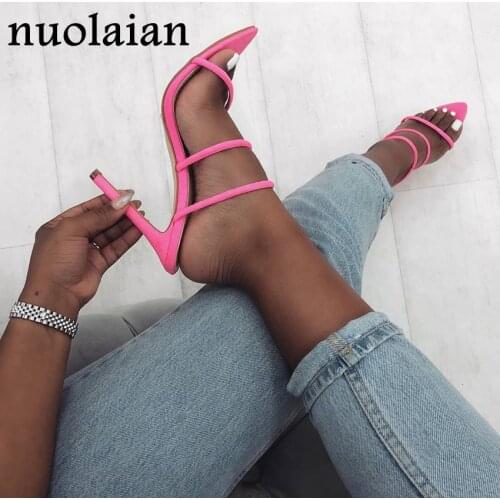 2019 Summer High Heel Pumps For Woman Spring Open Toe High Heels Women Pump Shoes Wedding Party Sandal Shoe 11CM Heels Sandals