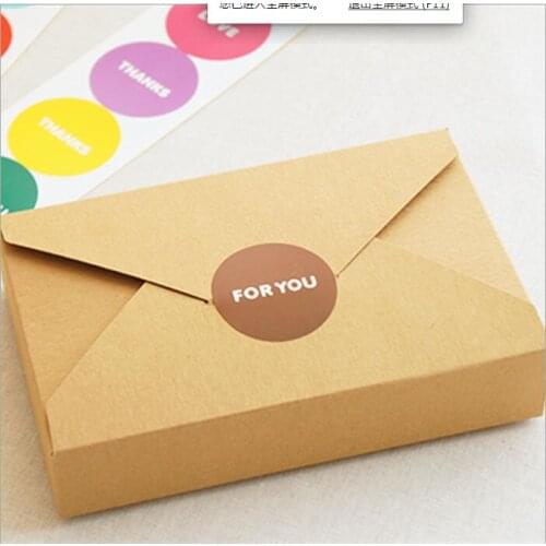 50pcs 19.5*12.5*4cm Food Packaging brown kraft Paper Box For Candy\Cake\Dessert \party\Christmas Packing boxes