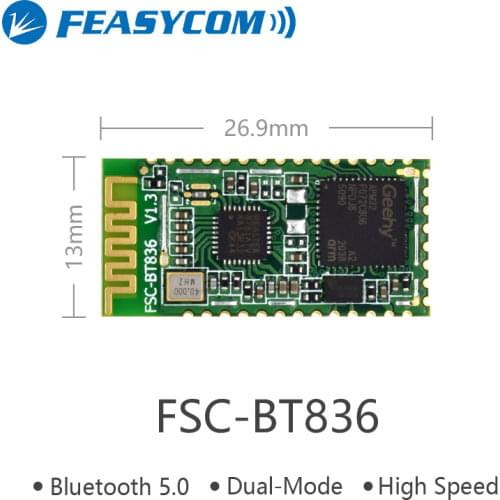 FEASYCOM High quality UART transmission pass through mfi bluetooth 4.2 module support SPP BLE