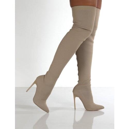 WDHKUN Women's High Boots