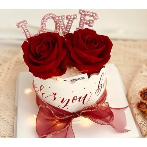 1set Pearl LOVE BABY Letter Cake Topper Baking Dessert Birthday Party Cupcake Topper Wedding Anniversary Decor Baby Shower