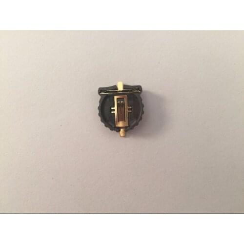 1PCS Cheap Brown Black Plastic Housing Coin Cell Button Battery Holder Sockets For CR1220 Batteries