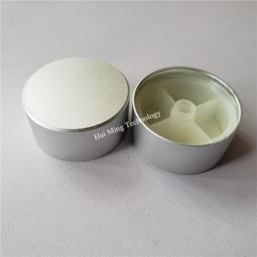 6pcs aluminum plastic cap knob potentiometer knob Plane blasting 40*19*6mm Frosted cap car knob switch Electric oven knob