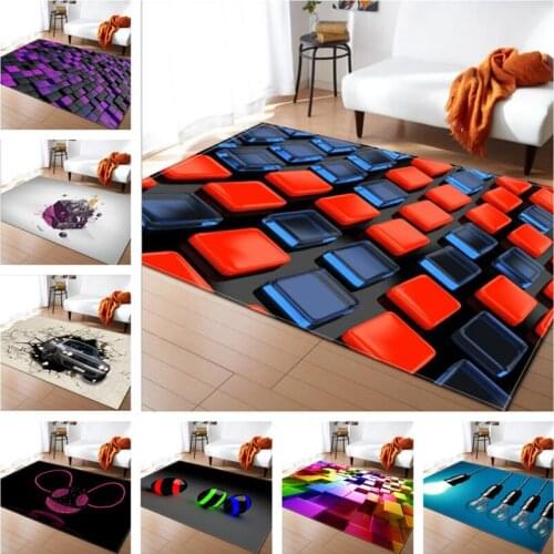 LIU Carpet Large Living Room 3D personality Simple Modern Nordic Rugs Bedroom Rugs Tea Table Rectangular Floor Mat fashion soft