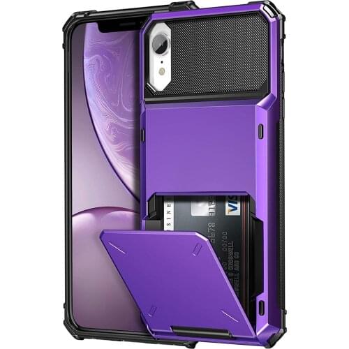 For iPhone XR Case X XS MAX Wallet Credit Card Holder ID Slot Pocket Cover For iPhone X XR XS MAX iPhoneX iPhoneXR Coque Funda