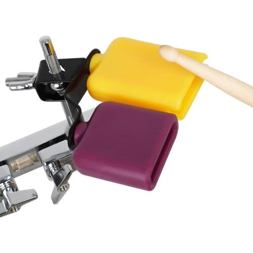 Double Sambago Bell Percussion Latin Music Cowbell High Low Sound Wooden Fish Knocker Drum Part Accessories