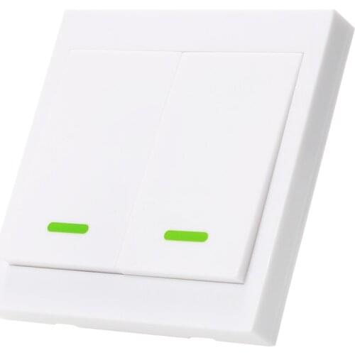 EWeLink Wireless Remote Control RF 433Mhz Transmitter 86 Wall Panel Light Switch ON/Off w/ Stickers Smart Home for RF Series