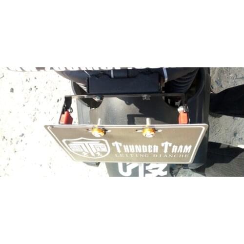 Motorcycle Automobile Adjustable Angle Metal License Plate Holder Bracket for Ducati Monster M900