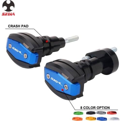 Motorcycle Aluminum And Hard Plastic Protection Pads Fall Protector Anti-drop Ball For BMW G310R G 310R 310 R 2015 2016