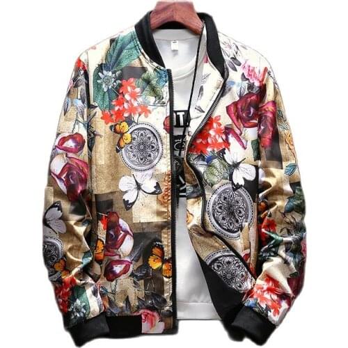 NEW Fashion Jacket Mens Spring 2020 New Print Casual Jacket Mens Japanese Streetwear Designer Clothes outwear