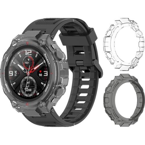 Translucent TPU silicone protective shell for Amazfit t rex Smartwatch accessories For Amazfit T-REX Case Cover