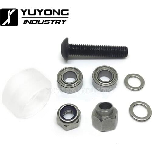 Adjustable CNC clear Polycarbonate Xtreme Mini v wheel kits with Eccentric Spacers for v-slot rail OX CNC C-Beam parts