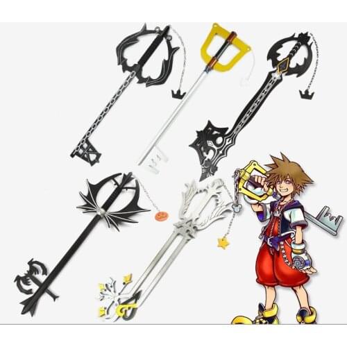 Kingdom Hearts Sora Cosplay Prop Weapon Wooden Adult Costume Props