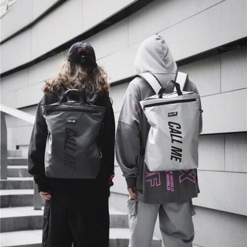 Letter Printed Computer Backpack Unisex Fashion Casual Student Backpack Men Designer Large-Capacity Travel Backpacks Womens