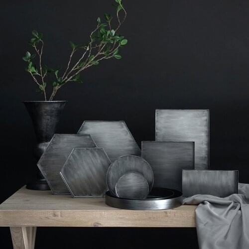 Vintage Silver Home Storage Racks Wedding Birthday Cake Table Display Plates Cake Stands Cupcake Macaron Donuts Display Tray