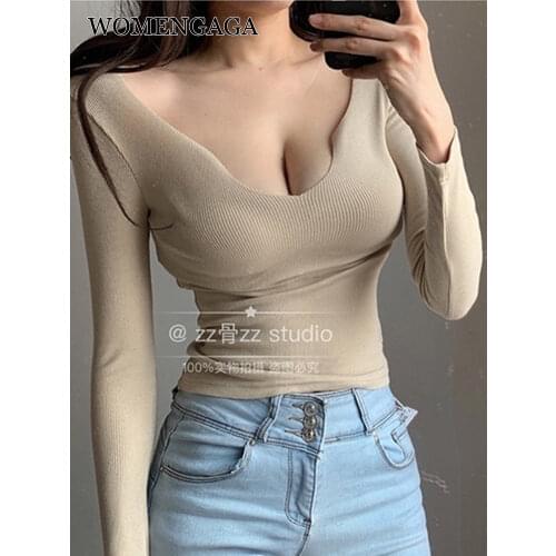 Женские трикотажные футболки WOMENGAGA China At AliExpress