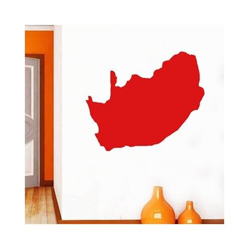 South Africa map Globe Earth Country wall vinyl sticker custom made home decoration fashion design