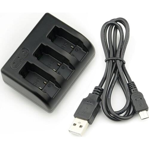 Gopro 7 Gopro 8 Battery USB 3 Slots Charger with Type C port for Gopro hero 5 Gopro 6 Gopro7 Action Camera