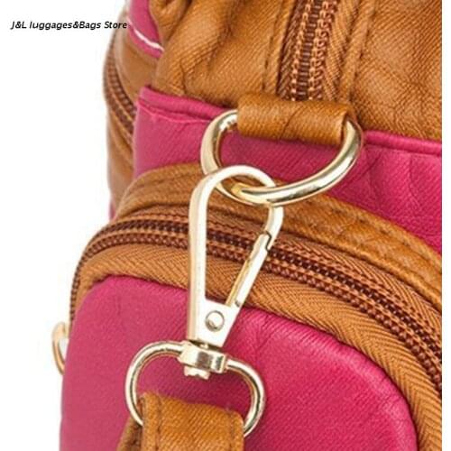 M68C Retro Women Contrast Bag Stitching for Daily Shopping Travel Shoulder Tote Large Internal Capacity for Daily Life