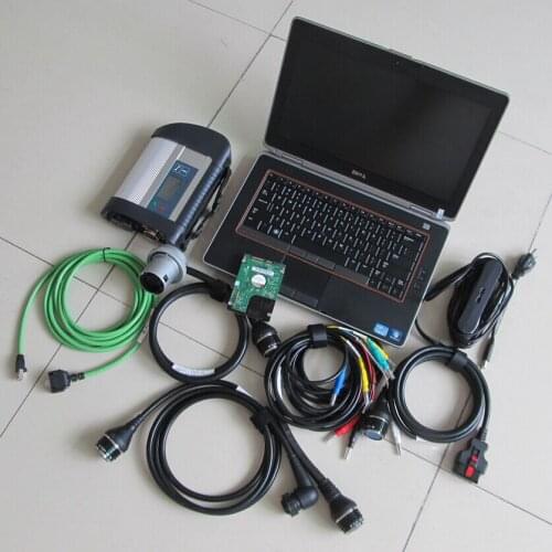 2020.12 version D/TS V/ediamo software HDD in used Laptop E6420 car repair Star Diagnosis MB C4 Compact tester scanner C4