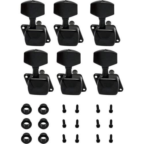 6Pcs String Tuning Pegs Machine Heads Tuners Right Hand Electric Acoustic Guitar Parts Replacement
