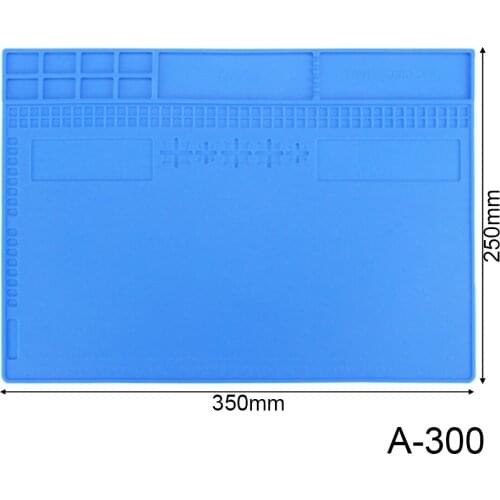 A-300 Anti-scalding ESD Groove Working Mat Station Repair Insulator Pad Workbench Soldering Iron Welding Table 20pcs