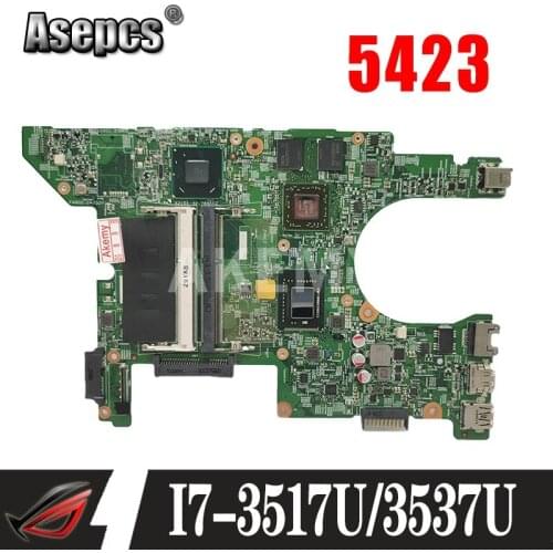 Akemy 11289-1 Laptop motherboard for Dell Inspiron 14z 5423 original mainboard I7-3517U/3537U AMD HD7570M