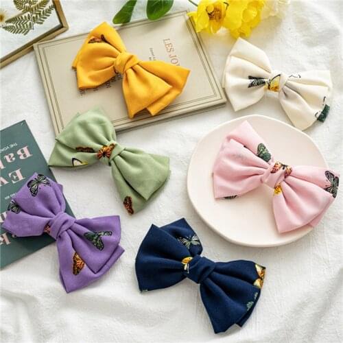 Hair Accessories Korean Hot Sale Fashion Sweet Color Hairpins For Women Bowkont Girls Hairdress Haircilps Gifts Cute Barrettes