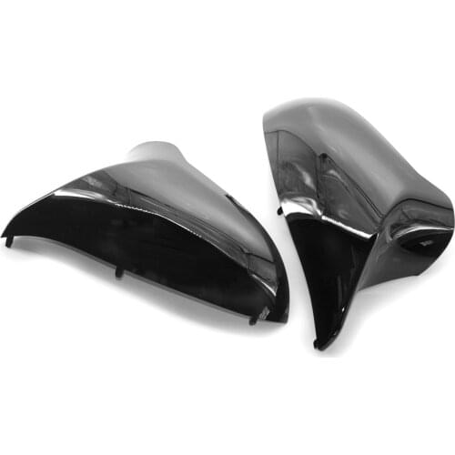 Car Accessories 2PCS ABS Plastic Side Mirror Cover Caps Glossy Black or Carbon Fiber Replacement for BMW F80 M3 F82 M4 2015-2020