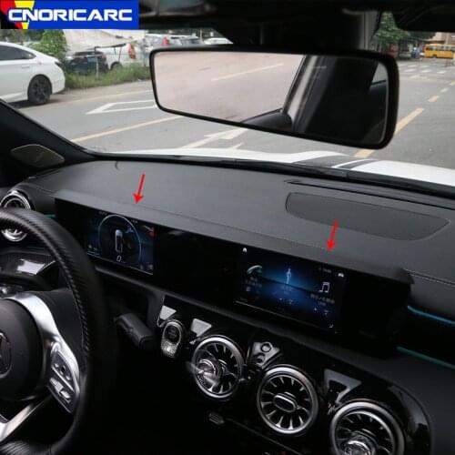 Car Dashboard Navigation Display Screen Sunshade Stickers Decoration For Mercedes Benz CLA GLA GLB A B Class W246 Accessories