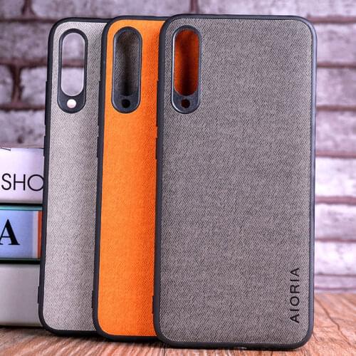 Case for Xiaomi Mi A3 A1 A2 Lite coque Luxury textile Leather skin soft hard cover for Xiaomi Mi A3 A1 A2 Lite case funda capa