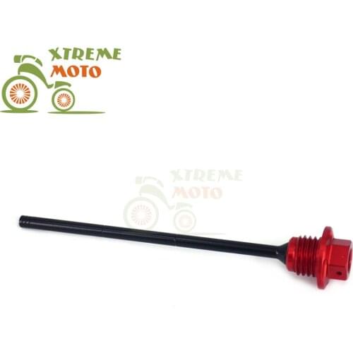 CNC Red Oil Dipstick Dip stick Engine Plugs Oil Filler Cap For Honda CRF250R 2010-2016 10 11 12 13 14 15 16