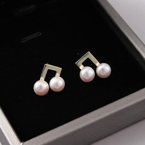 Coeufuedy Pearl Earrings