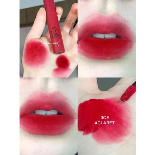 Tt3ce Lip Lacquer Matte Finish Velvet Lipstick Taupe Mousse Speak up Official Flagship Store Berry
