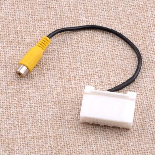 Backup Camera RCA Input Video Harness Plug To Radio Fit for Jeep Compass Commander Wrangler Grand Cherokee Liberty Patriot 2010