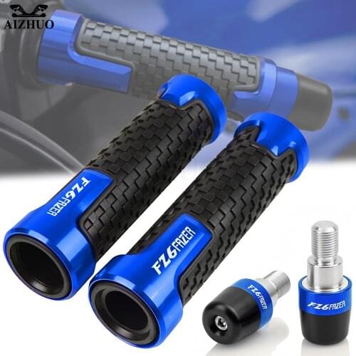 FZ6FAZER Motorcycle Hand Bar Ends FOR YAMAHA FZ6 FAZER FZ 6 Fazer 2004-2012 2011 Handlebar Grip End Plug Cap Balance Weight Cups