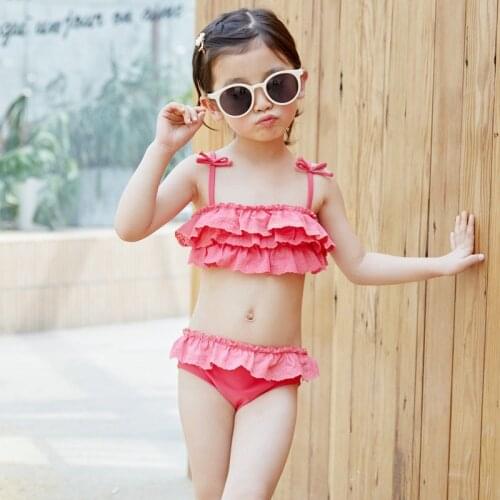 Baby Girl Swimwear Kids Swimwear For Girls New Summer Bathing Baby Girls Baby Girl Swimsuit Swimable Quick drying Girls Bikini