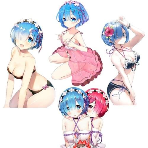 Three Ratels CA99 RE:ZERO cute Swimwear Rem Anti Scratch Film With Watterproof Protected Anime Personalized Decal Sticker