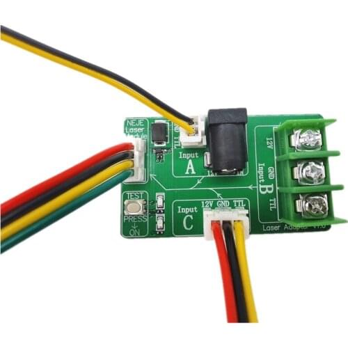 NEJE Module Interface Adapter Board Connector for Cutting Engraving Machine 4Pin/3Pin/2Pin