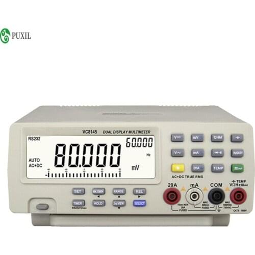 Desktop Digital Multimeter VC8145 High Precision Dual Display Multimeter